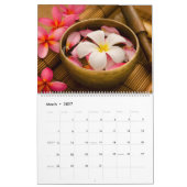 Calendrier Zen Plumeria (Mar 2027)