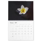 Calendrier Zen Plumeria (Feb 2027)