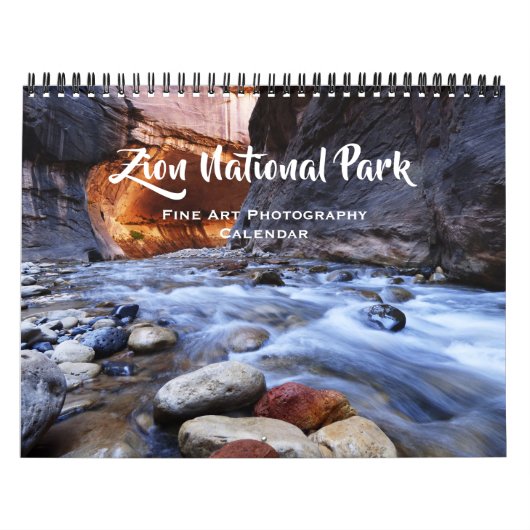 Calendrier Zion National Park Utah Fine Art Photography 2026 (Protection)