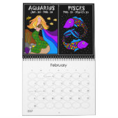 CALENDRIER ZODIAC 12 MOIS (Feb 2027)