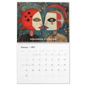 Calendrier Zodiaque Art Brut (Feb 2027)