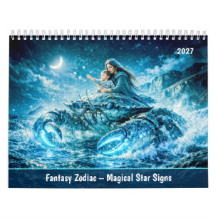 Calendrier Zodiaque Fantastique – Signes Stellaires Magiques