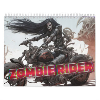 Calendrier Zombie Rider Art Calendar