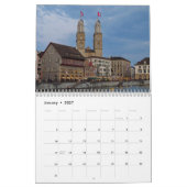 Calendrier Zurich Suisse 2026 (Jan 2027)