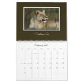 calendriers 2010 de safari de l'Afrique de faune (Feb 2027)
