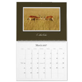 calendriers 2010 de safari de l'Afrique de faune (Mar 2027)
