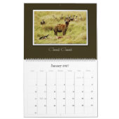 calendriers 2010 de safari de l'Afrique de faune (Jan 2027)