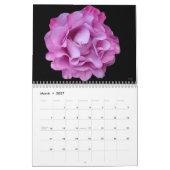 Calendriers 2-Page floraux faits sur commande (Mar 2027)