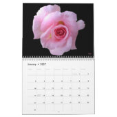 Calendriers 2-Page floraux faits sur commande (Jan 2027)