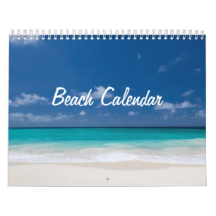 Calendriers des murs de plage