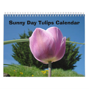Calendriers Fleurs de Nature Jour Ensoleillé Tulip