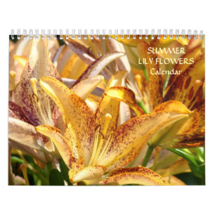 CALENDRIERS LIS LIS Fleurs Lis d'été