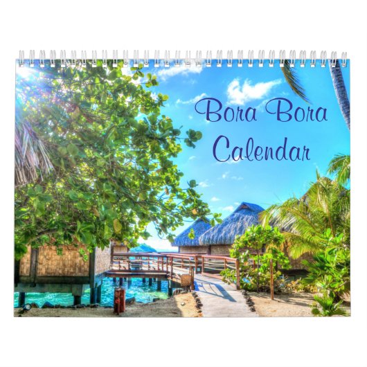 Calendriers muraux photos Bora Bora (Protection)