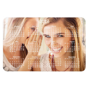 Calendriers personnalisés 2016 Grands Magnets flex