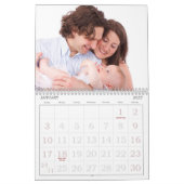Calendriers personnalisés à grande impression (Jan 2027)