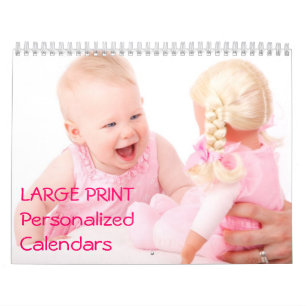 Calendriers personnalisés à grande impression