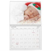 Calendriers personnalisés à grande impression (Jan 2027)