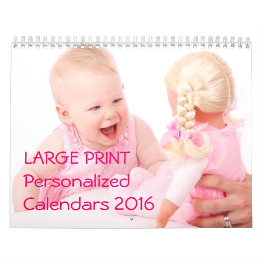 Calendriers personnalisés à grande impression 2016 (Protection)