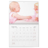 Calendriers personnalisés à grande impression 2018 (Feb 2027)