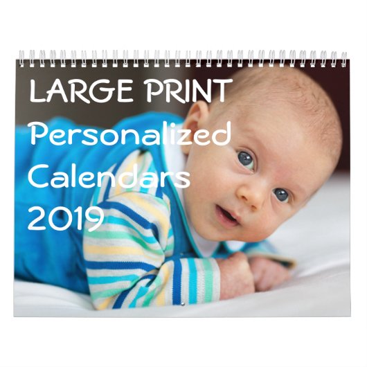 Calendriers personnalisés à grande impression 2019 (Protection)
