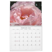 Calendriers rose photo personnalisée Calendrier fl (Feb 2026)