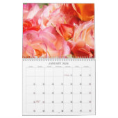 Calendriers rose photo personnalisée Calendrier fl (Jan 2026)