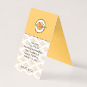 Calendula Étiquette de bain et corps fait maison | (Back)