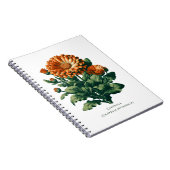 Calendula Flower Floral Herbal Journal (Côté Droit)