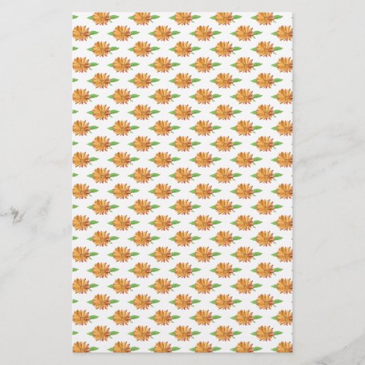 Calendula Motif emballage cadeauSavon | Papier lin (Devant)