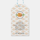 Calendula Zelfgemaakt Bad & Lichaam Cadeaulabel (Achterkant)