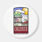 Calexico, Californië Magnet Magneet (Voorkant)