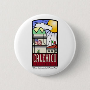 Calexico, Californië Ronde Button 5,7 Cm