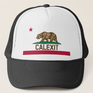 CALEXIT California Beer Flag Trucker Pet