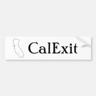 CalExit California Exit Bumpersticker