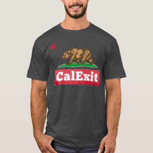 CalExit California Exit United States Secede T-shirt