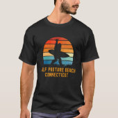 Calf Pasture Beach Connecticut Sasquatch Souvenir T-shirt (Voorkant)
