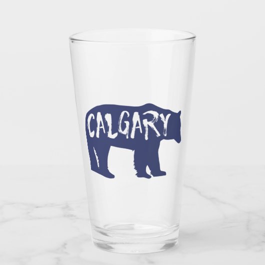 Calgary Alberta Beer Glas (Voorkant)