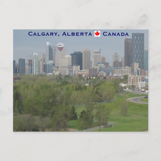 Calgary Alberta Canada Briefkaart (Voorkant)