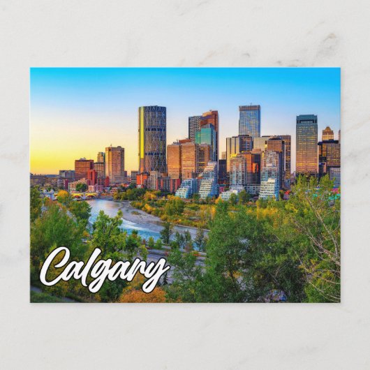 Calgary, Alberta, Canada Briefkaart (Voorkant)