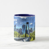 Calgary Alberta Panorama Cup Mok (Midden)