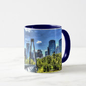 Calgary Alberta Panorama Cup Mok (Voorkant rechts)