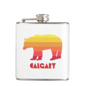 Calgary Alberta Rainbow Beer Heupfles (Voorkant)