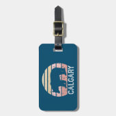 Calgary Alberta Retro Beer Bagagelabel (Voorkant verticaal)