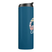 Calgary Alberta Retro Beer Thermosbeker (Gedraaid links)