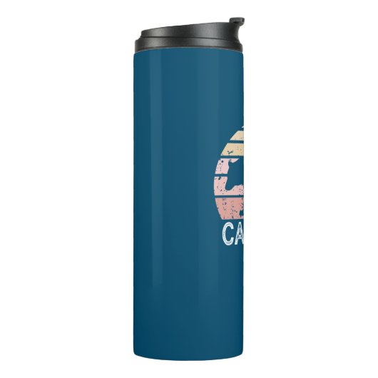 Calgary Alberta Retro Beer Thermosbeker (Gedraaid links)