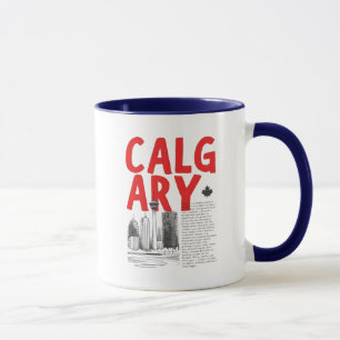 Calgary Alberta stadsgezicht  Mok