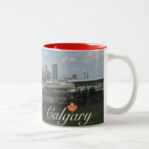Calgary Alberta Tweekleurige Koffiemok