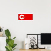 Calgary, Alberta vlag Poster (Thuiskantoor)