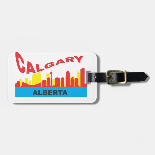Calgary Bagagelabel (Voorkant horizontaal)
