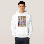Calgary Canada City Map Hoodie (Voorkant volledig)